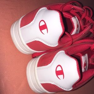 Bright red champion Sneakers